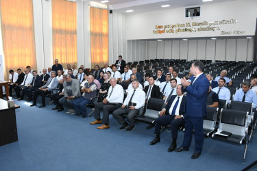 Masallıda “Sahibkarlığa yeni dəstək alətləri və mövcud mexanizmlərin genişləndirilməsi” mövzusunda tədbir