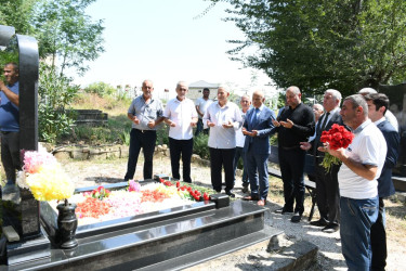 Rayon rəhbəri Tüklə ərazisində şəhid məzarlarını ziyarət etdi 12.08.2026