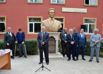 Masallıda Teymur bəy Bayraməlibəyovun büstünün açılışı oldu