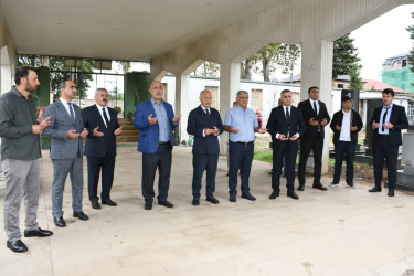 Rayon rəhbəri Masallı şəhər ərazisində şəhid məzarlarını ziyarət etdi 09.09.2026