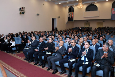 Masallıda Vətən Müharibəsi şəhidi Sübhan Həsənova həsr edilmiş “Dan yerinin sübhü” adlı kitabın təqdimat mərasimi