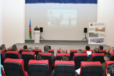 Masallıda “Vətənpərvər Azərbaycan gəncliyi: Sağlam gənclik, Sağlam gələcək!” mövzusunda tədbir