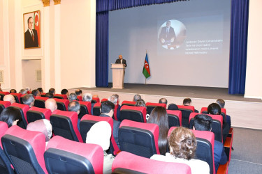 Masallıda Ulu Öndər Heydər Əliyevin anadan olmasının 103 illiyinə həsr olunmuş konfrans keçirilib