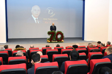Masallıda millət vəkili, tarix elmləri doktoru, professor Anar Camal oğlu İsgəndərovun 70 illik yubileyi qeyd olundu.