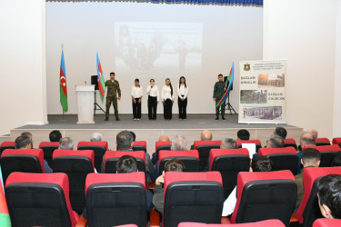 Masallıda “Vətənpərvər Azərbaycan gəncliyi: Sağlam gənclik, Sağlam gələcək!” mövzusunda tədbir
