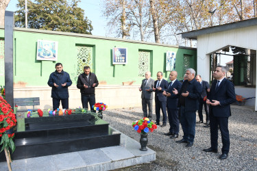 Masallı şəhərində şəhid məzarları rayon rəhbəri tərəfindən ziyarət olundu 03.12.2025