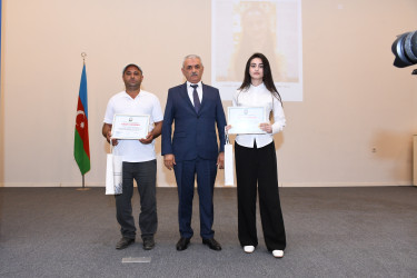 Masallıda Ali məktəblərə yüksək balla qəbul olmuş abituriyentlərlə görüş