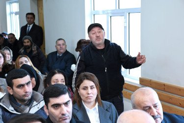 Masallının Boradigah ərazisinin Mollaoba kəndində səyyar qəbul keçirilib