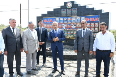 Rayon rəhbəri Qarğalıq ərazisində şəhid məzarlarını ziyarət etdi 25.08.2026