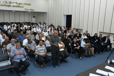 Masallıda şəhid ailələri ilə növbəti görüş keçirilib
