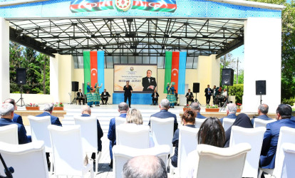 Masallı şəhərində Ulu Öndər Heydər Əliyevin anadan olmasının 103 illiyinə həsr olunmuş konsert proqramı
