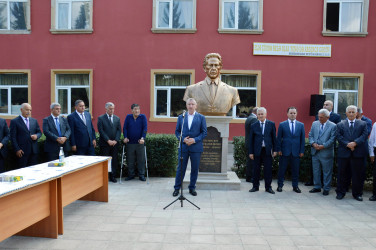 Masallıda Teymur bəy Bayraməlibəyovun büstünün açılışı oldu