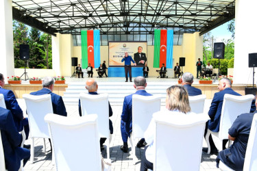 Masallı şəhərində Ulu Öndər Heydər Əliyevin anadan olmasının 103 illiyinə həsr olunmuş konsert proqramı