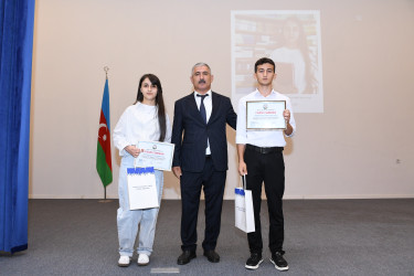 Masallıda Ali məktəblərə yüksək balla qəbul olmuş abituriyentlərlə görüş