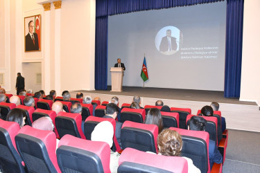 Masallıda Ulu Öndər Heydər Əliyevin anadan olmasının 103 illiyinə həsr olunmuş konfrans keçirilib