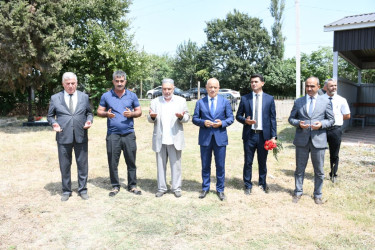 Rayon rəhbəri Qarğalıq ərazisində şəhid məzarlarını ziyarət etdi 25.08.2026