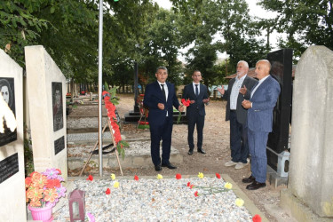Rayon rəhbəri Ərkivan ərazisində şəhid məzarlarını ziyarət etdi 02.10.2026