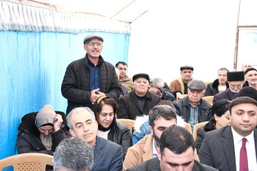 Masallının Hişkədərə ərazisinin Mişkəmi kəndində səyyar qəbul keçirilib