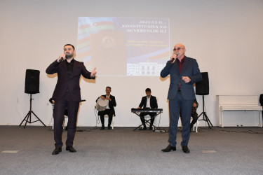 Masallıda “Milli-mənəvi dəyərlər, həmrəylik və humanizm” adlı sərgi və konsert