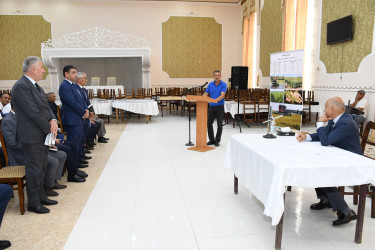 Masallıda “Tərəvəz və çəltik əkin sahələrində görülmüş işlər və qarşıda duran vəzifələr” mövzusunda müşavirə