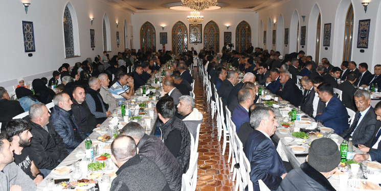 Masallıda ənənəvi iftar süfrəsi