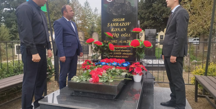 Rayonun Çaxırlı kəndində şəhid Kənan Şahbazovun şəhadətinin 6-cı ildönümü anıldı