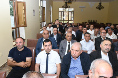 Rayon rəhbəri 02 oktyabr 2026-cı il tarixdə Ərkivan qəsəbəsində səyyar qəbul keçirib