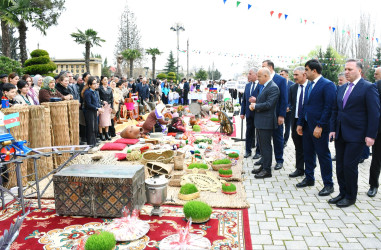 “Yurdumuza bayramlar qoşa gəlir”-Masallıda Novruz təntənəsi