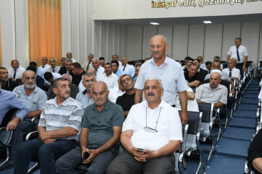 Masallıda şəhid ailələri ilə növbəti görüş keçirilib