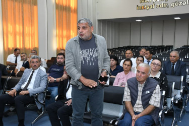 Masallıda “Sahibkarlığa yeni dəstək alətləri və mövcud mexanizmlərin genişləndirilməsi” mövzusunda tədbir