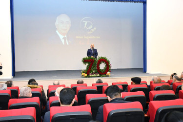 Masallıda millət vəkili, tarix elmləri doktoru, professor Anar Camal oğlu İsgəndərovun 70 illik yubileyi qeyd olundu.