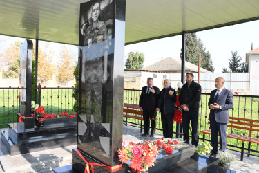 Masallı şəhərində şəhid məzarları rayon rəhbəri tərəfindən ziyarət olundu 03.12.2025