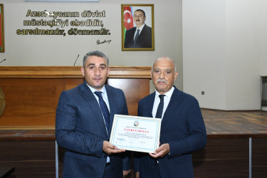 23 iyun 2026-cı il tarixində Dövlət Qulluqçularının Peşə bayramı münasibətilə Masallı Rayon İcra Hakimiyyətinin inzibati binasında tədbir keçirilmişdir.